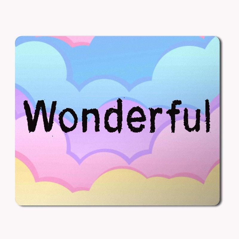 iKraft Wonderful Designer Rubber Based Mouse - Multi-18x22cm,3mm Mouse Pad Mousepad  (Multicolor)