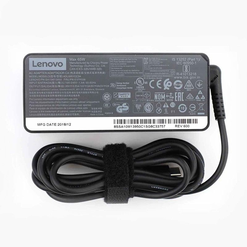 Lenovo PWR ADP BO TYPE C 65W 64 W Adapter  (Power Cord Included)