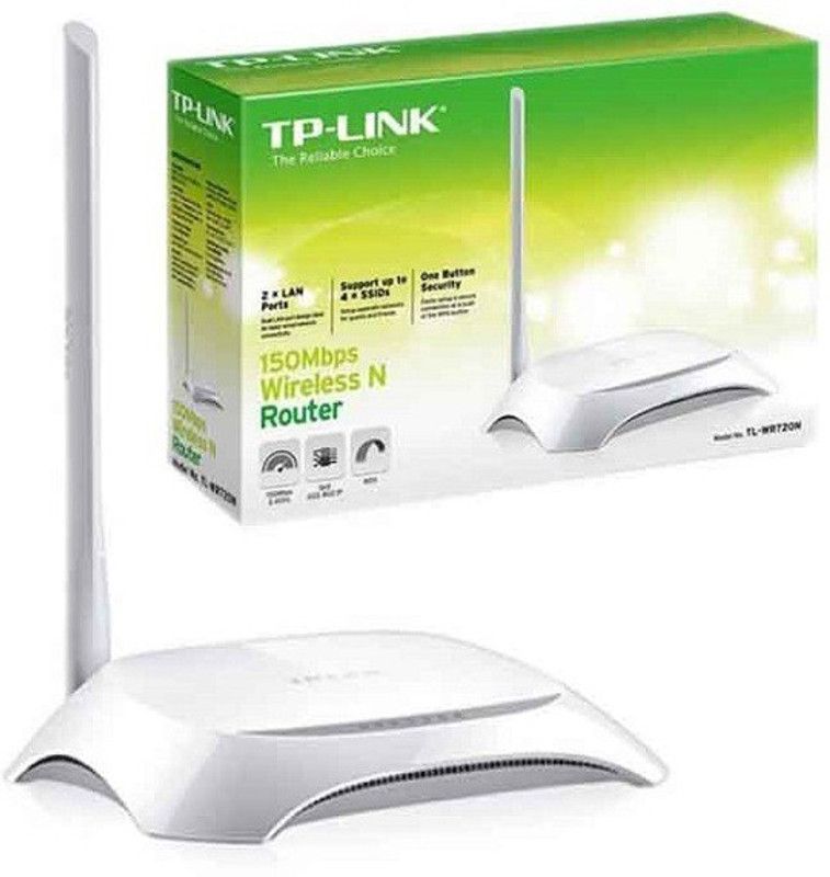 TP-Link TL-WR720N 150 Mbps Wireless Router  (White, Dual Band)