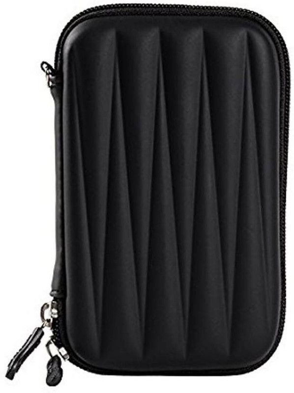 Etake Black Shock Proof Casing 2.5 inch Hard Disk Case 2.5 Inch  (For Toshiba Canvio,1 TB 2 TB External Hard Disk Drive Casing Case Cover Enclosure, Black)