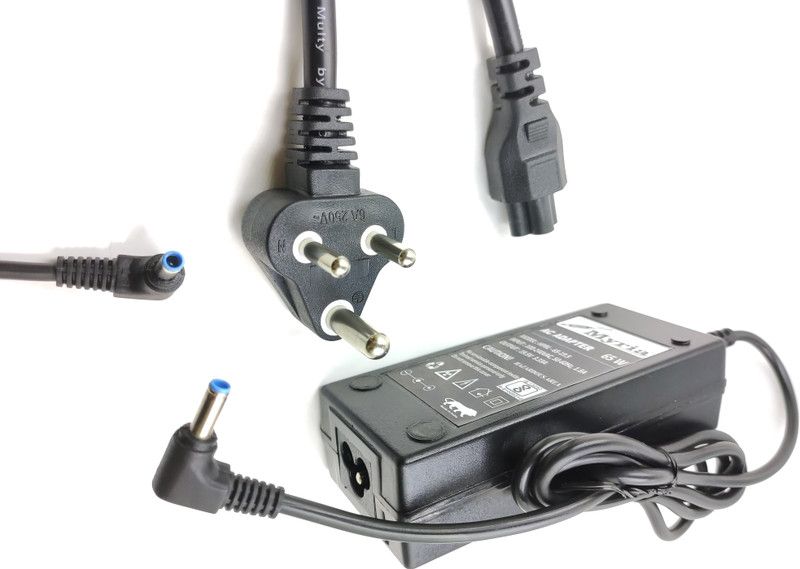 Myria Pavilion 15-AY133TX, 15-AY134TU, 15-AY134TX, 15-AY135TU Blue Tip 65 W Adapter  (Power Cord Included)