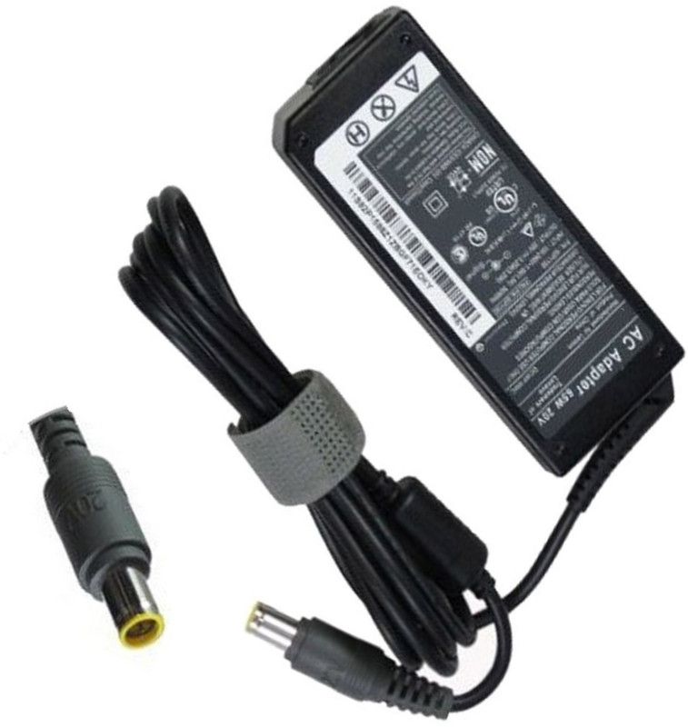 VGTECH Laptop Adapter compatable with Ibm Lenovo Edge 13 0197-52J 65 W Adapter  (Power Cord Included)
