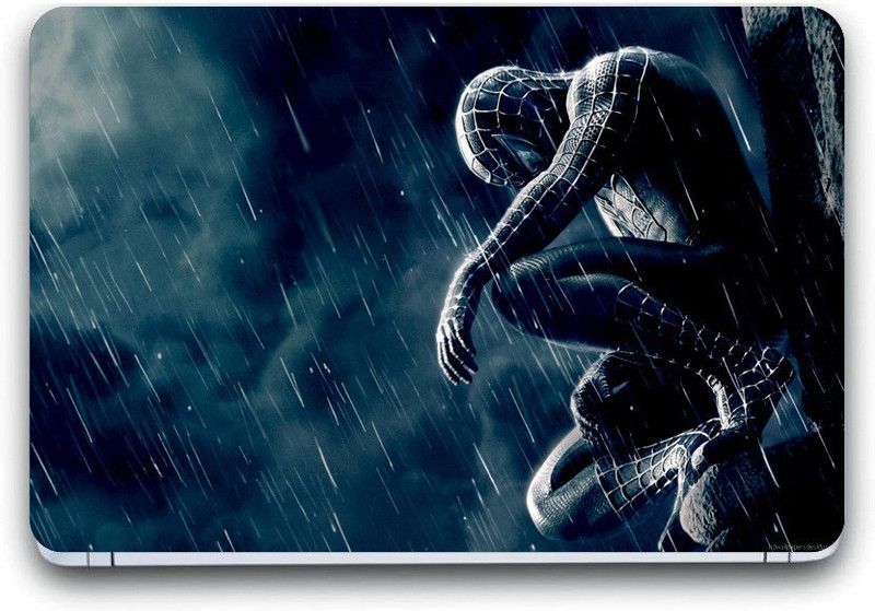 i-Birds ® black spiderman Exclusive High Quality Laptop Decal, laptop skin sticker 15.6 inch (15 x 10) Inch iB-5K_skin_3591 High Quality HD Printed Vinyl Laptop Decal 15.6