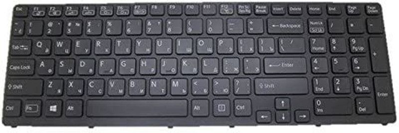 TechSonic For VAIO SVE15 SV-E15 SV-E15 SVE15 SVE151C11T Series Internal Laptop Keyboard  (Black)