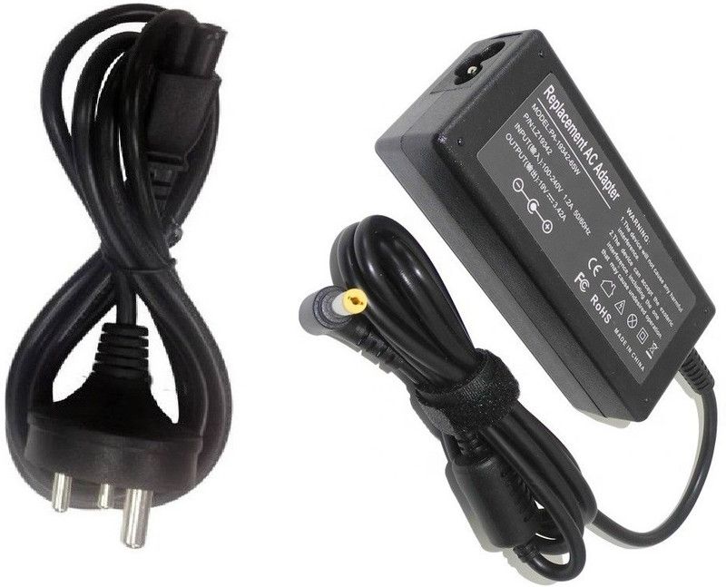 Laplogix Travelmate 2430 19V 3.42AÃÂ  65 W Adapter  (Power Cord Included)