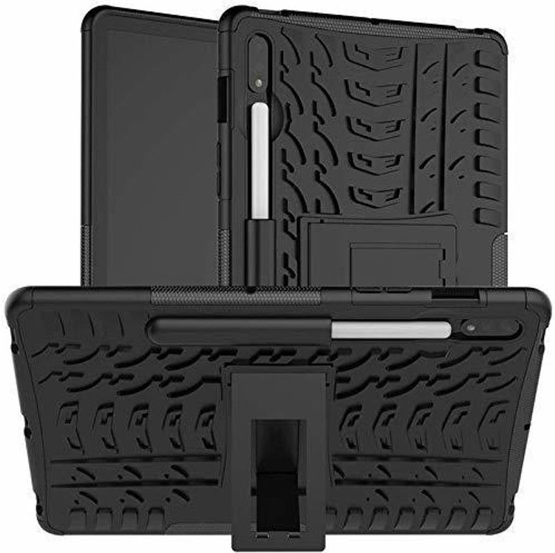 SkyTree Back Cover for Samsung Galaxy Tab S7 FE 5G SM-T736B  (Black, Rugged Armor, Pack of: 1)