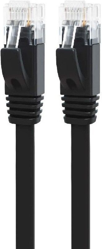 Fedus LAN Cable 75 m 75Meter Ethernet Cable High Speed Internet Network LAN Patch Cable Cord –Black 75 Meter Cable  (Compatible with Computer, Modem, Router, Black, One Cable)