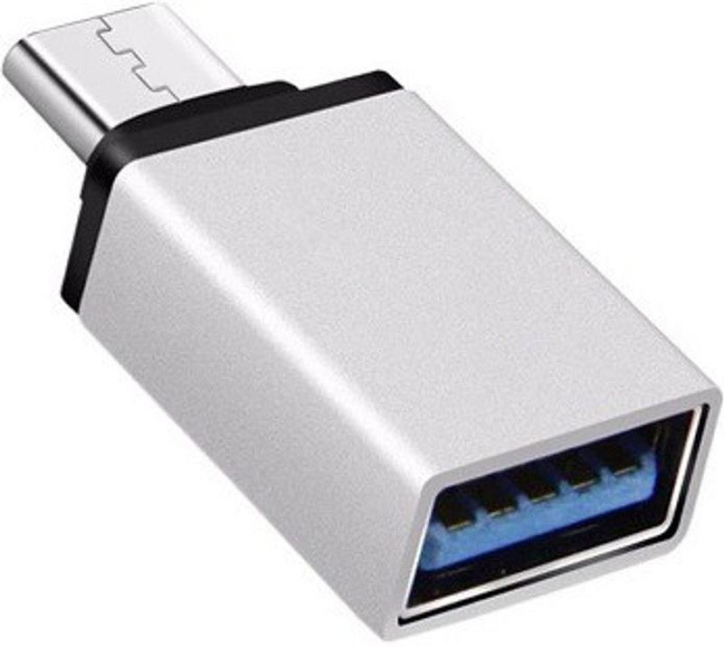techdeal OTG USB Adapter  (Silver)