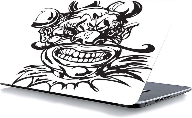 qth SKULL LAP-6958 VINYL Laptop Decal 15.6