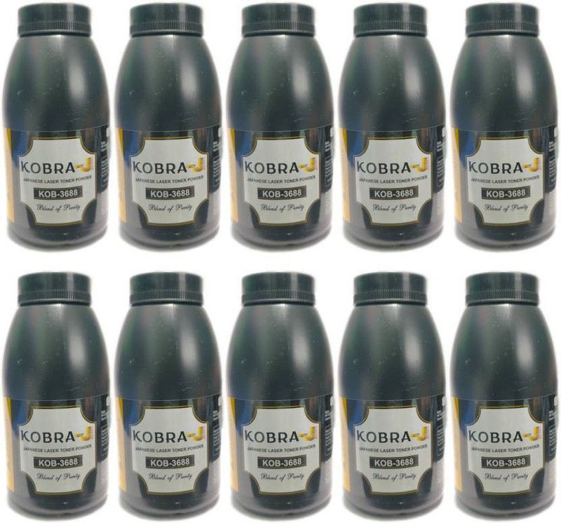 PRODOT TONER POWDER FOR HP- 88A,36A LASERJET PRINTERS (PACK OF 10 PCS) Black Ink Toner Powder