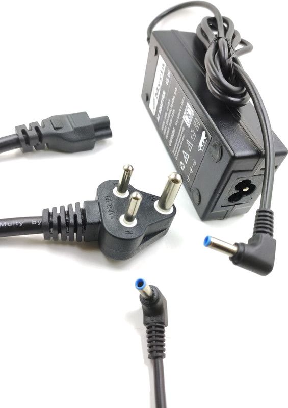 Myria Pavilion X360 13-U019TU, 13-U020TU, 13-U026TU, 13-U030TU Blue Tip 65 W Adapter  (Power Cord Included)