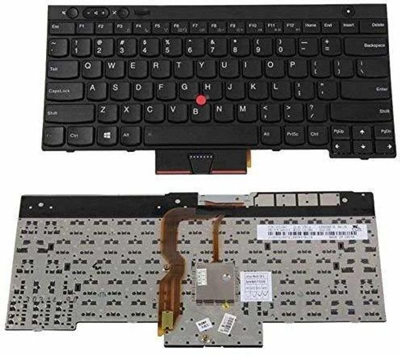 TECHCLONE Laptop Keyboard Replacement T420, X230, T510, T520, T530, Internal Laptop Keyboard  (Black)
