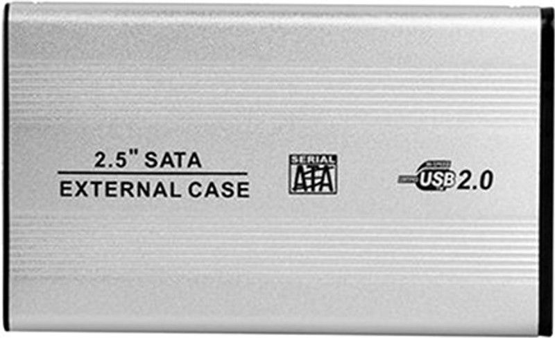 Ps External Portable Sata Casing Hard Disk Case Usb 2.0 2.5 inch External Hard Drive Enclosure 2.5 inch Hard Disk Enclosure  (For 2.5" Hard Drive, Multicolors)