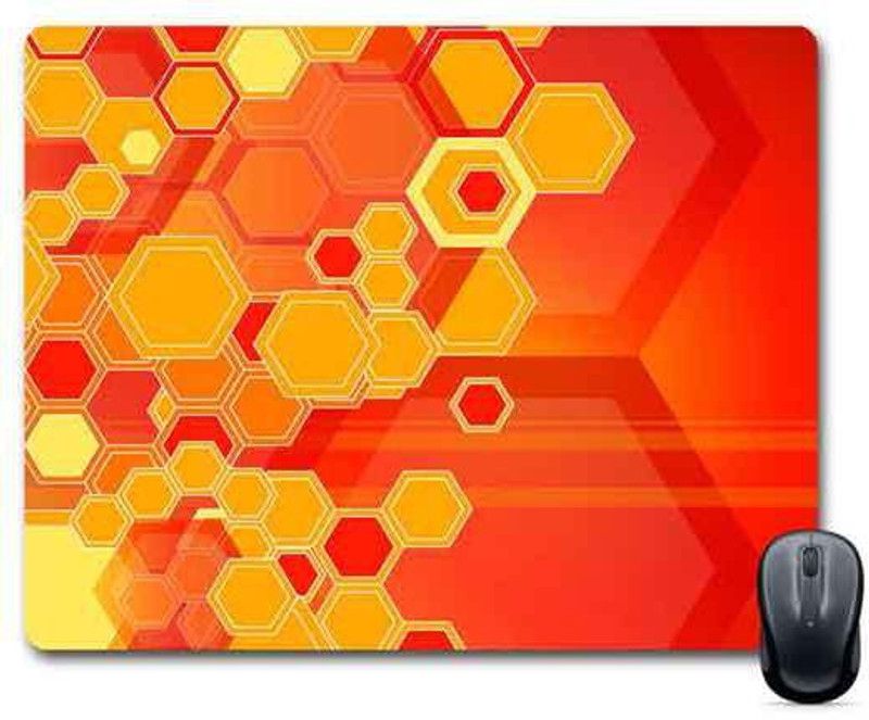FABTODAY Designer Abstract Anti-Skid Mouse Pad for Desktop, Laptop, Computer and Gaming (Product ID - 0177) Mousepad  (Multicolor)