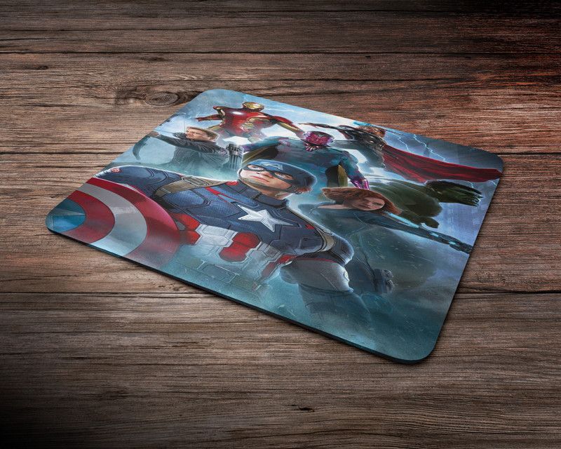 Nirmuk Avengers Printed Mousepads, Printed Mousepads, Mousepad Avengers 01 Mousepad  (Multicolor)