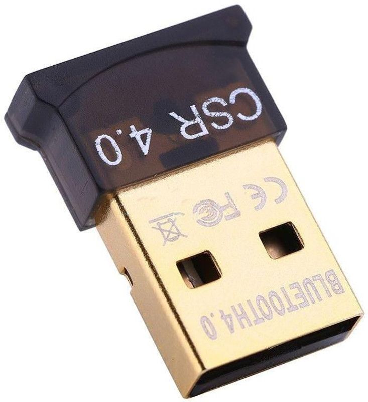 Bluetooth USB BLUETOOTH DONGLE CSR 4.0 USB Adapter  (Black)