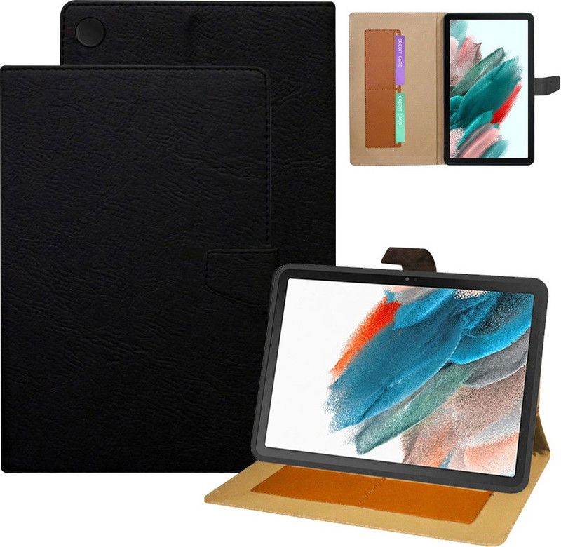 Gizmofreaks Flip Cover for Samsung Galaxy Tab A8  (Black, Pack of: 1)