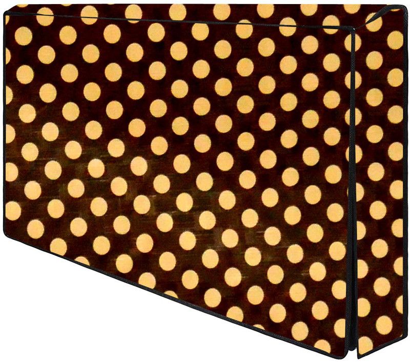 AAVYA UNIQUE FASHION 2 Layer Dustproof & waterproof 32 inch LED TV Monitor Cover for 32 inch TV Moniter/LED/LCD - AUF67-32inchLED  (Brown)
