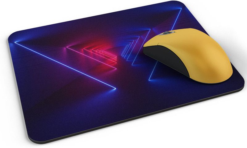 UTU Neon Lights Mousepad  (Black)