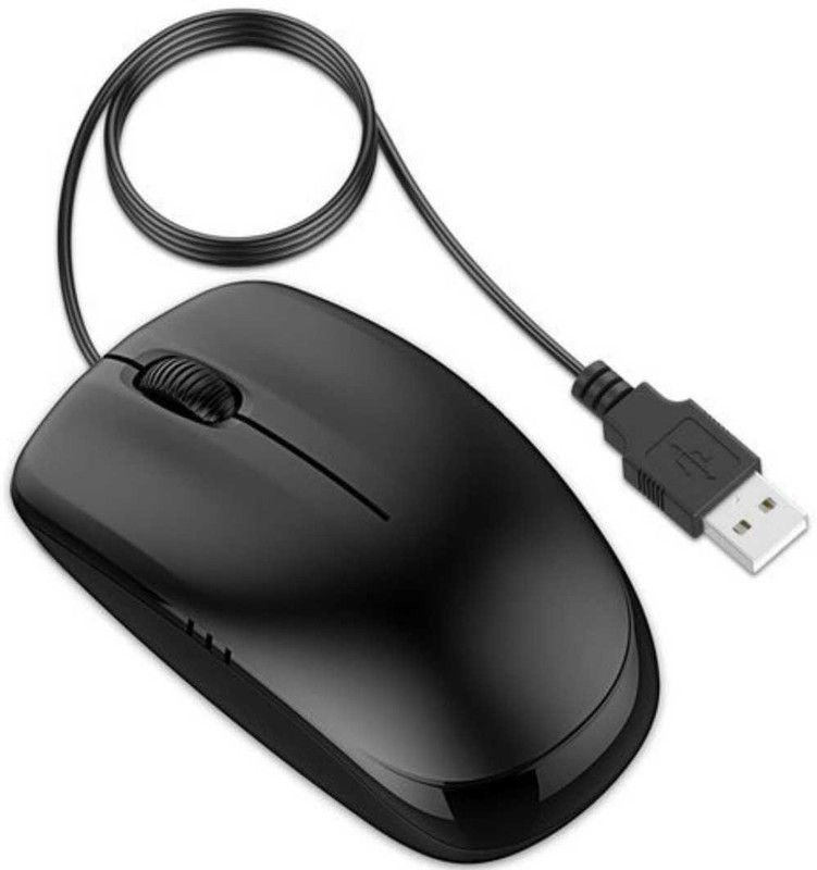 deskboard All desktop Wired Optical Gaming Mouse  (USB 2.0, Black)