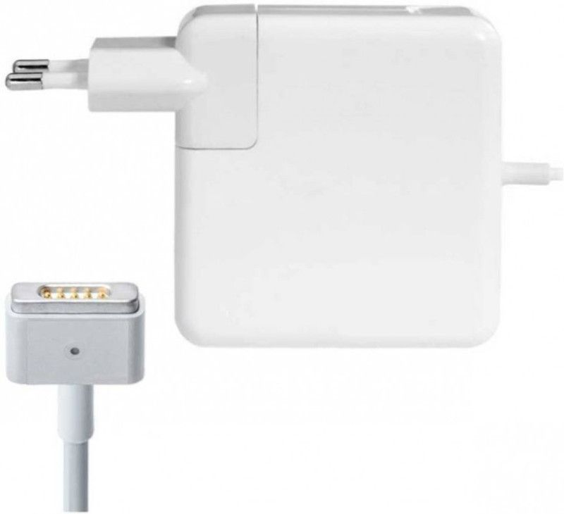 TECHCLONE Laptop Replacement 45W 3.05A Magnet pin T Shape compatible Magsafe 2 45 W Adapter  (Power Cord Included)