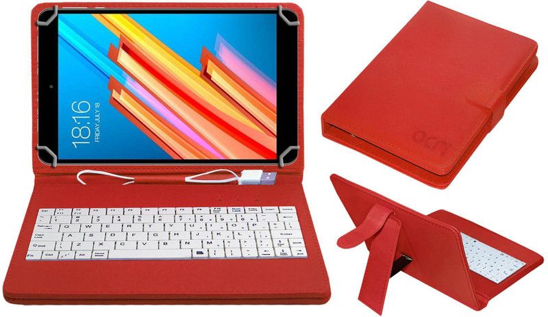 ACM Keyboard Case for Clothful Teclast M89  (Red, Cases with Holder, Pack of: 1)