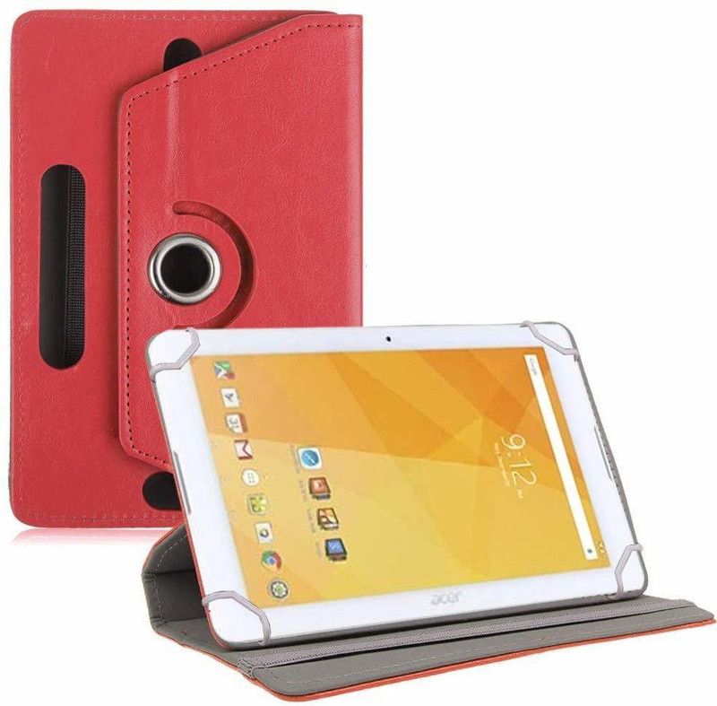 TGK Flip Cover for Acer Iconia One 10 inch Tablet  (Red, Shock Proof)
