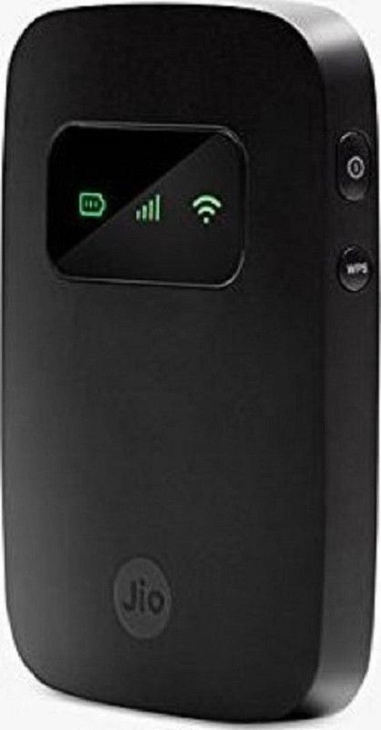 Jio FI JMR541 Pocket WiFi 150 Mbps 4G Router  (Black, Single Band)