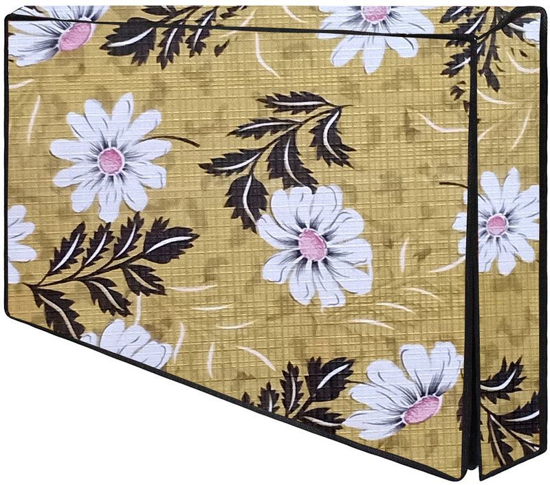 AAVYA UNIQUE FASHION AUF 2 layer dust proof smart LED/ LCD TV 42 inch cover for 42 inch LED/LCD/LED /TV Monitor - 2 layer dust proof smart LED LCD TV cover/20  (Gold,Ground)