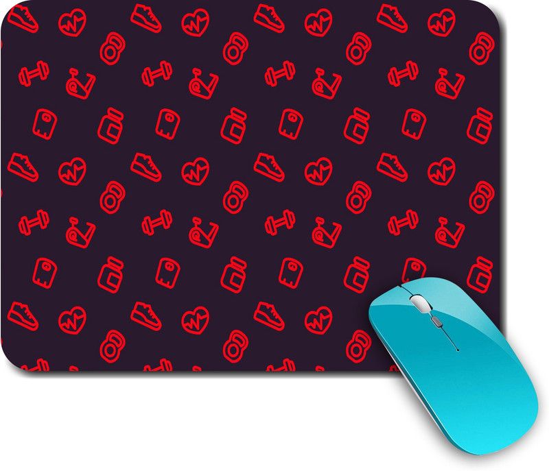 whats your kick Fitness | Sports | Motivational | Gym | Printed Mouse Pad/Designer Waterproof Coating Gaming Mouse Pad For Computer/Laptop (Multi22) Mousepad  (Multicolor)