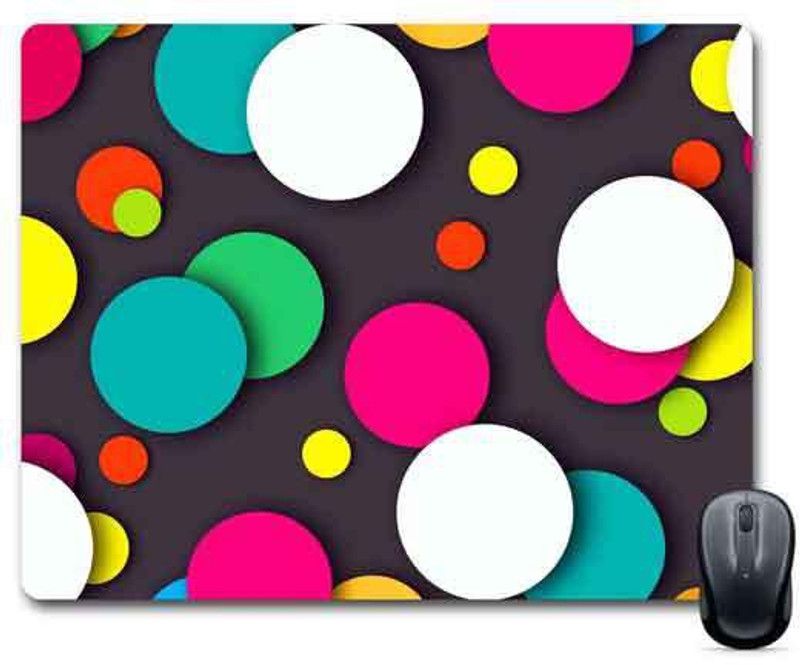FABTODAY Designer Abstract Anti-Skid Mouse Pad for Desktop, Laptop, Computer and Gaming (Product ID - 0035) Mousepad  (Multicolor)