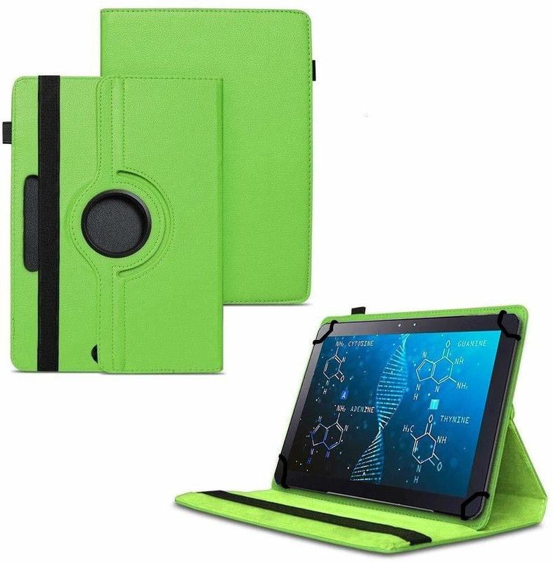 TGK Flip Cover for Samsung Galaxy Tab Advanced 2 (SM-T583) 10.1 inch with Rotating Leather Stand Case  (Green, Shock Proof, Pack of: 1)