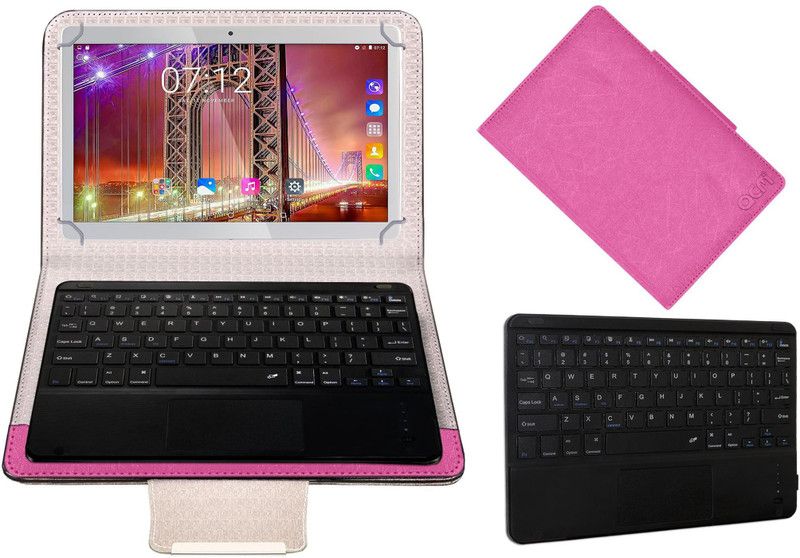 ACM Keyboard Case for Fusion5 9.6  (Pink, Cases with Holder, Pack of: 1)