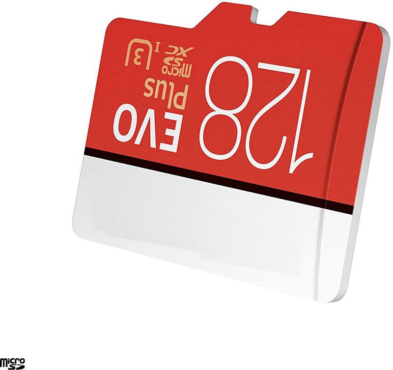 Shop New EVO Plus® MicroSDXC® UHS-I U3 4K UHD Card (MB-MC128HA) 128 GB MicroSD Card Class 10 95 MB/s Memory Card