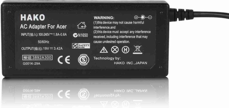HAKO Acer Aspire 5342 19V 3.42A 65 W Adapter  (Power Cord Included)