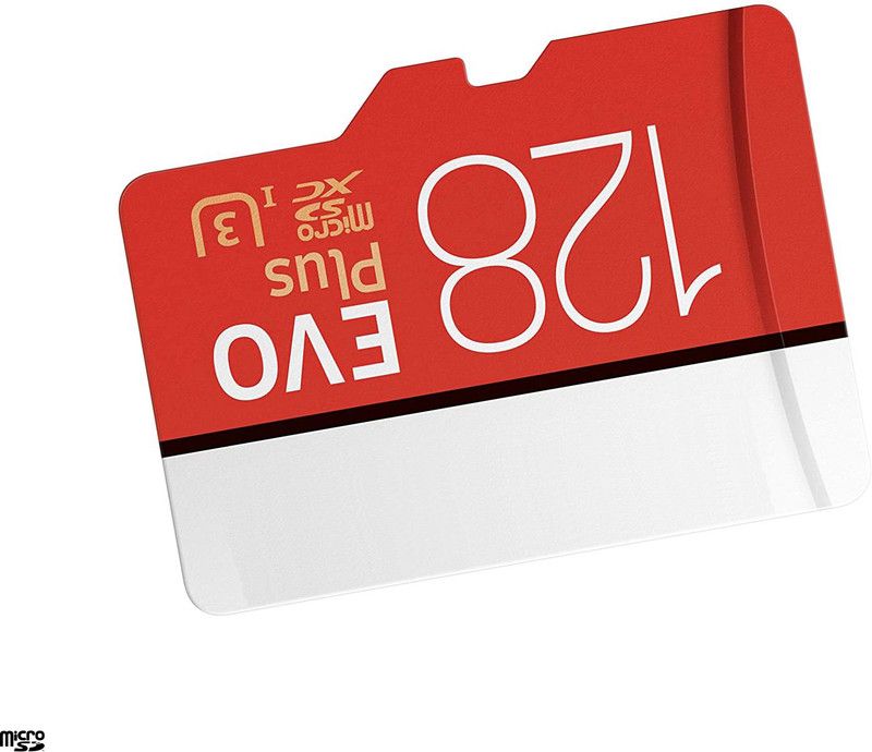 Shop New EVO Plus™ MicroSDXC™ UHS-I U3 4K UHD Card (MB-MC128HA) 128 GB MicroSD Card Class 10 95 MB/s Memory Card