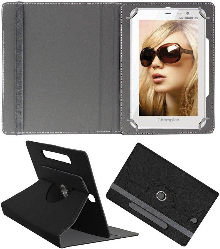 ACM Flip Cover for Champion Mp65  (Black, Cases with Holder, Pack of: 1)