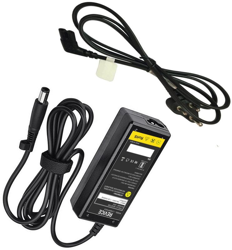 Revice Laptop charger for dell 17R-N7110, 330-1069, X590G 19.5V 3.34A Pin 7.4 x 5.0mm 65 W Adapter  (Power Cord Included)