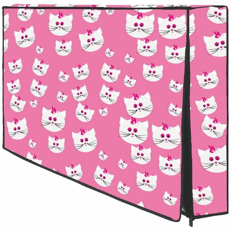 Shreejee 32 Inch Led Cover for 32 inch LED/LCD TV,Computer Monitor - 0.17  (Pink, White)