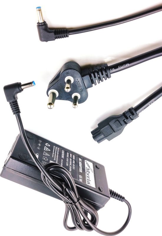 Myria Pavilon 15-AC033NM, 15-AC033NO, 15-AC033NW, 15-AC033TU Blue Pin 65 W Adapter  (Power Cord Included)