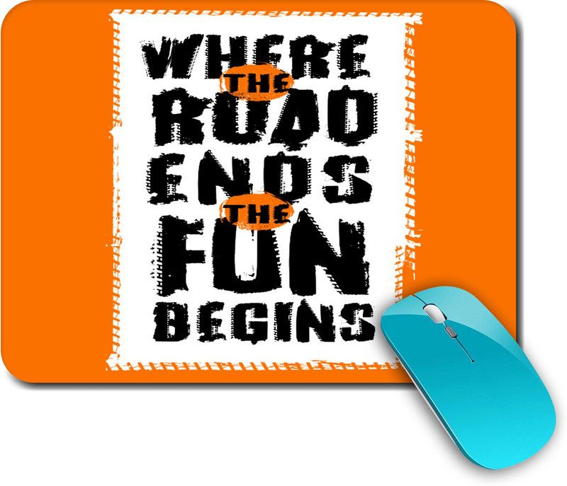 whats your kick Off Road | Road | Sports | Colorful |Creative | Printed Mouse Pad/Designer Waterproof Coating Gaming Mouse Pad For Computer/Laptop (Multi1) Mousepad  (Multicolor)