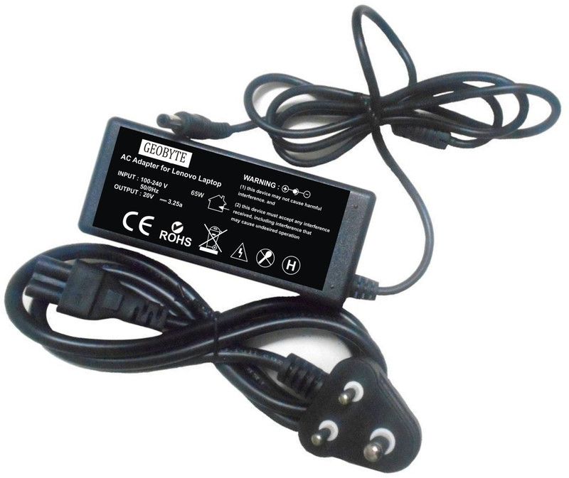 GEOBYTE Laptop Adapter V560 20v charger 65 W Adapter  (Power Cord Included)