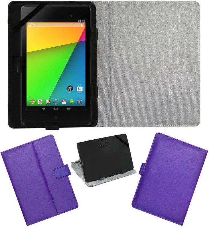 ACM Flip Cover for Asus Google Nexus 7 Fhd 2013  (Purple, Cases with Holder, Pack of: 1)