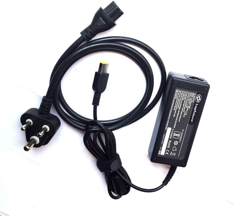 Lapfuture Lenvo THINKPAD E540 E550 20V 3.25A 65W USB Square Pin Adapter 65 W Adapter  (Power Cord Included)