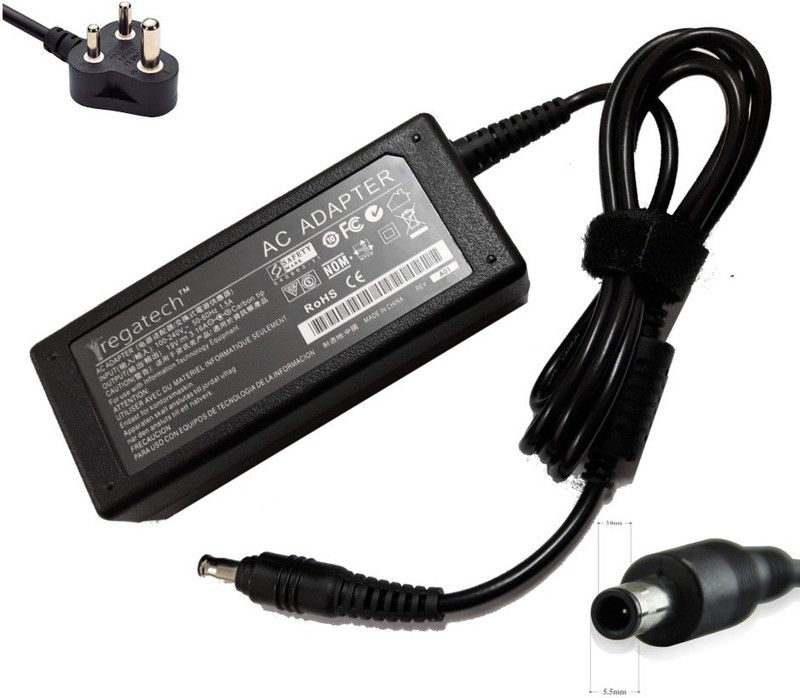 REGA SMSNG NP300E4A NP300E5C NP300E5E 19V 3.16A 60W 60 W Adapter  (Power Cord Included)
