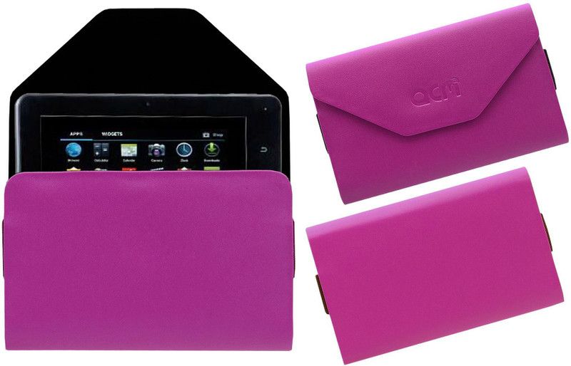 ACM Pouch for Bsnl Champion Wtab 704  (Pink, Cases with Holder)