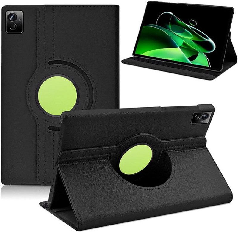 S-Softline Flip Cover for Realme Pad X 5G 11inch (2022), Premium Branded Glass With Camera Cut  (Black, Pack of: 1)