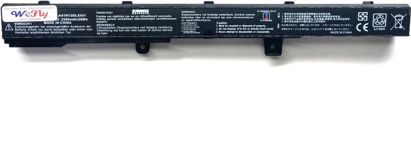 WEFLY Laptop Battery Compatible For Asus X451MA-VX118H 4 Cell Laptop Battery