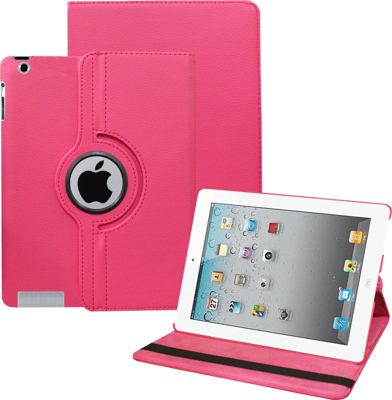 TGK Book Cover for Apple iPad 2 / iPad 3 / iPad 4 A1458, A1459, A1460, A1416, A1430, A1403, A1395, A1396  (Pink, Dual Protection, Pack of: 1)