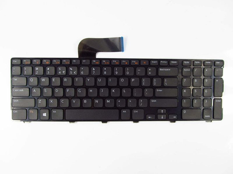 TECHCLONE Dell Inspiron N5110 M5110 5110 p/n V119625AK1, Internal Laptop Keyboard  (Black)